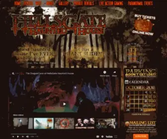 Hellsgate.com(HellsGate Haunted House) Screenshot