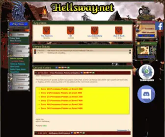 Hellsway.net(Open tibia) Screenshot