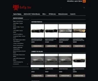 Hellytec.com(Helly Tec Lifetime Warranty Otf Knives) Screenshot