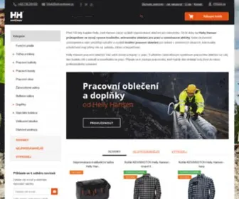 Hellyworkwear.cz(Pracovní oděvy a ochranné pracovní pomůcky) Screenshot