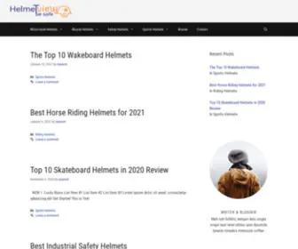 Helmetview.com(Be safe) Screenshot