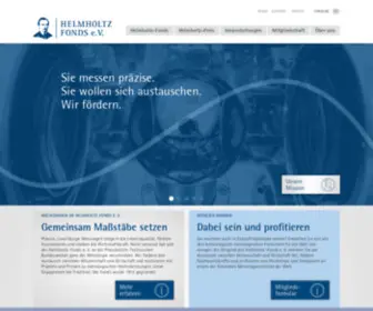 Helmholtz-Fonds.de(Der gemeinnützige Verein Helmholtz) Screenshot