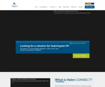 Helmoperations.com(Helm ship management software) Screenshot