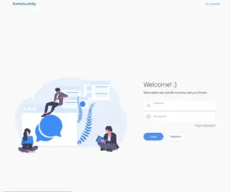 Helobuddy.net(The Best Social media site) Screenshot