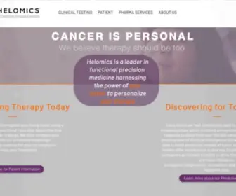 Helomics.com(Helomics) Screenshot
