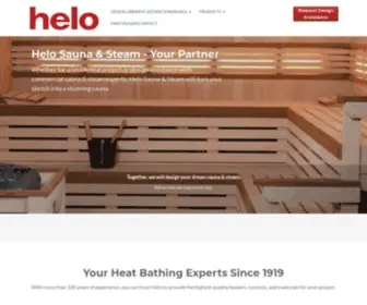 Helosaunas.com(Helo Sauna & Steam) Screenshot