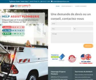 Help-Plombier.fr(Location pour plombiers de votre site de plomberie Location pour plombiers de votre site de plomberie) Screenshot