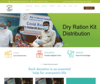 Help2Educatefoundation.org(Help2Educatefoundation) Screenshot