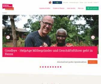 Helpage.de(HelpAge Deutschland e.V) Screenshot
