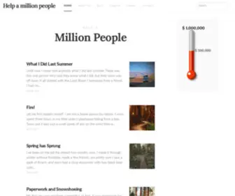 Helpamillionpeople.com(Help a million people) Screenshot