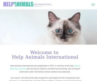 Helpanimalsinternational.org(Help Animals International) Screenshot