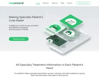 Helparound.co(Specialty Patient Mobile Concierge) Screenshot