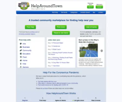 Helparoundtown.com(Helparoundtown) Screenshot