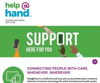 Helpathandca.org(Connecting People With Care) Screenshot