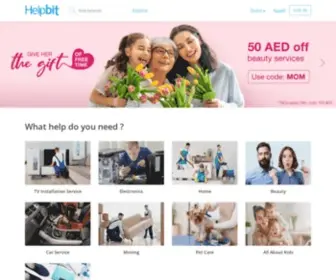 Helpbit.com(Service on the go in UAE) Screenshot