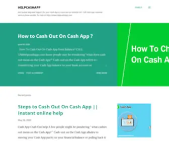 Helpcashapp.blogspot.com(Helpcashapp) Screenshot