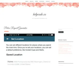 Helpcode.co(Help Code) Screenshot