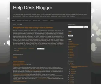 Helpdeskblogger.com(Help Desk Blogger) Screenshot