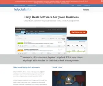 Helpdeskpilot.com(Help Desk Software) Screenshot
