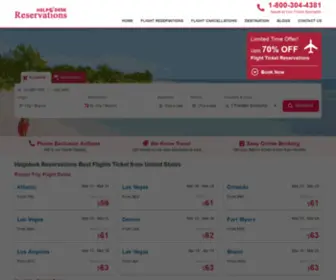 Helpdeskreservations.com(Helpdeskreservations Travel) Screenshot