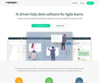 Helpdesksaas.com(AI driven help desk software) Screenshot