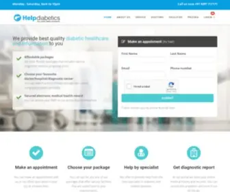 Helpdiabetics.co.in(Help Diabetics) Screenshot