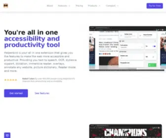 Helperbird.com(Your Reading) Screenshot