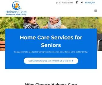 Helperscare.com(Helpers Care) Screenshot