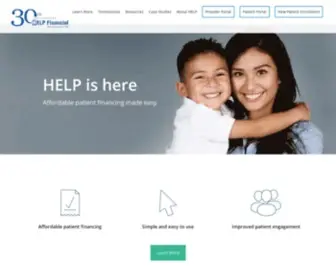 Helpfinancial.com(Affordable patient financing made easy. HELP Financial) Screenshot