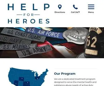 Helpforheroes.com(Help for Heroes) Screenshot