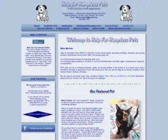 Helpforhomelesspets.org(Help For Homeless Pets) Screenshot