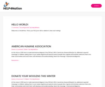 Helpfornation.org(Just another WordPress site) Screenshot