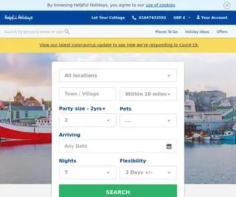 Helpfulholidays.co.uk(Helpful Holidays) Screenshot