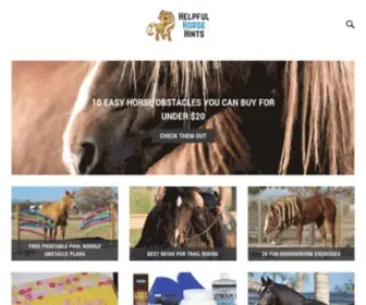 Helpfulhorsehints.com(Helpful Horse Hints) Screenshot