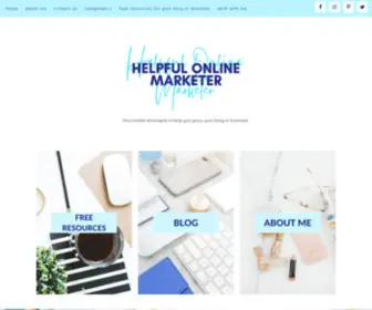 Helpfulonlinemarketer.com(Helpful Online Marketer) Screenshot