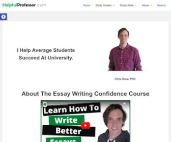 Helpfulprofessor.com(Information for Students and Teachers) Screenshot