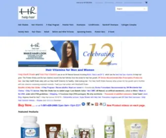 Helphair.com(Hair loss vitamins) Screenshot