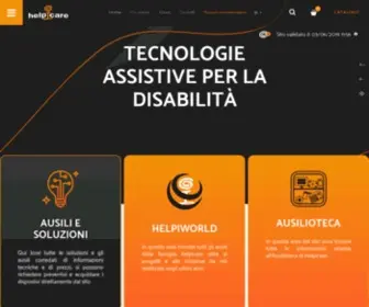 Helpicare.com(Ausili informatici per disabili) Screenshot