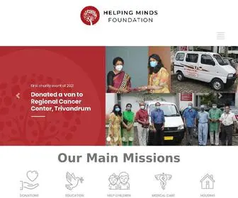 Helping-Minds.org(Helping Minds Foundation) Screenshot