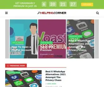 Helpingcorner.com(Helping Corner) Screenshot