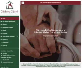 Helpinghandhealthcare.com(Home Health Care) Screenshot