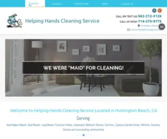 Helpinghandscleaningservice.com(Home Cleaning Service) Screenshot