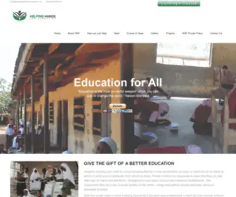 Helpinghandsforeducation.org(Helping Hands for Education) Screenshot