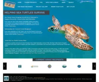 Helpingseaturtles.org(Florida Sea Turtle Specialty License Plate Grants Program) Screenshot