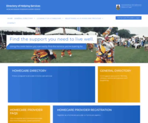 Helpingservices.bm(Directory of Helping Services) Screenshot