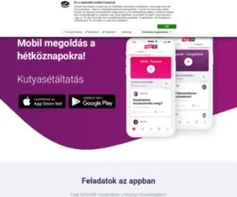 Helpitgo.com(A helpitgo a közösségi megoldások mobil alkalmazása) Screenshot