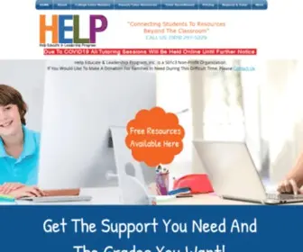 Helpleadus.org(Help Educate) Screenshot