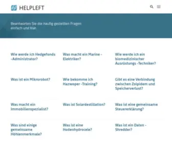 Helpleft.com(Beantworten) Screenshot