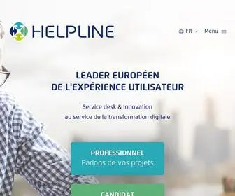 Helpline.fr(Référence de l'expérience utilisateur en entreprise) Screenshot