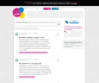 Helpmac.it(Aiuto online per il tuo Mac) Screenshot